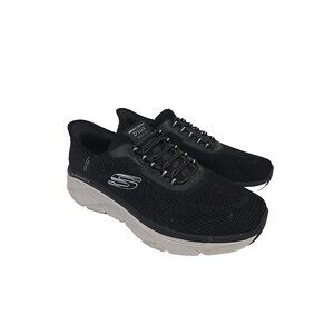 Skechers Men's D'lux Walker 2.0 Rezinate Hands Free Slip-in Black Size 11.5 EW